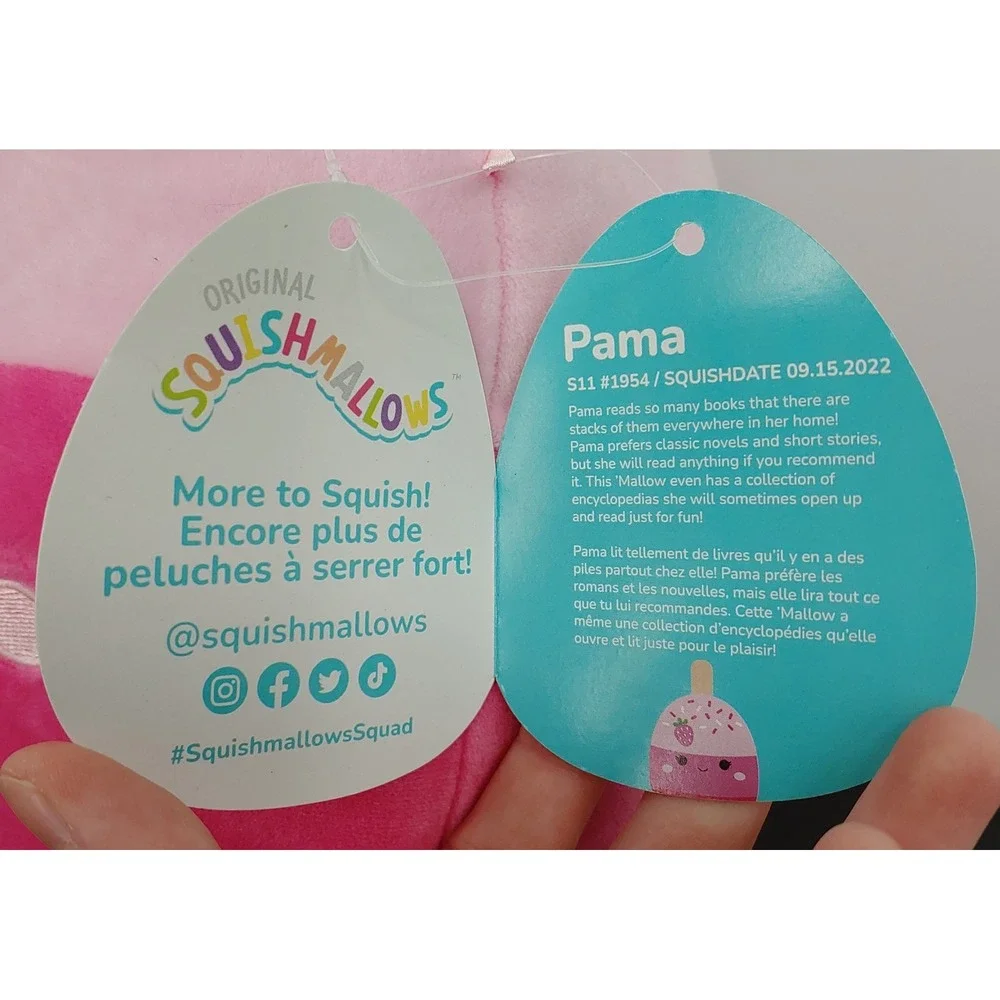 Squishmallows Pama The Pink Strawberry Cake Pop 13